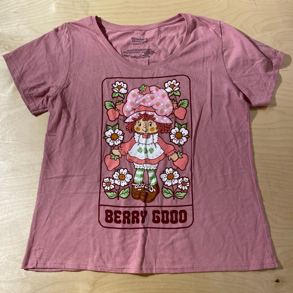 Strawberry Shortcake Pink T-Shirt Size 1 (PC)
